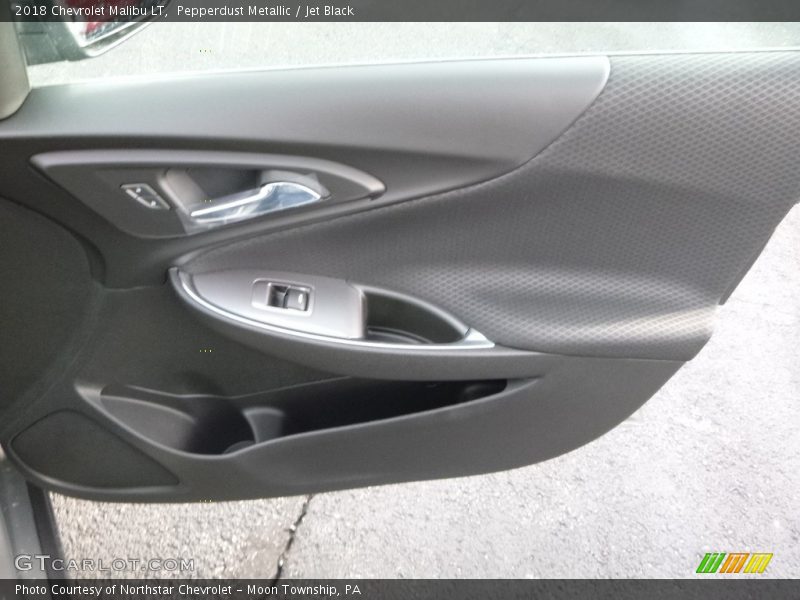 Pepperdust Metallic / Jet Black 2018 Chevrolet Malibu LT
