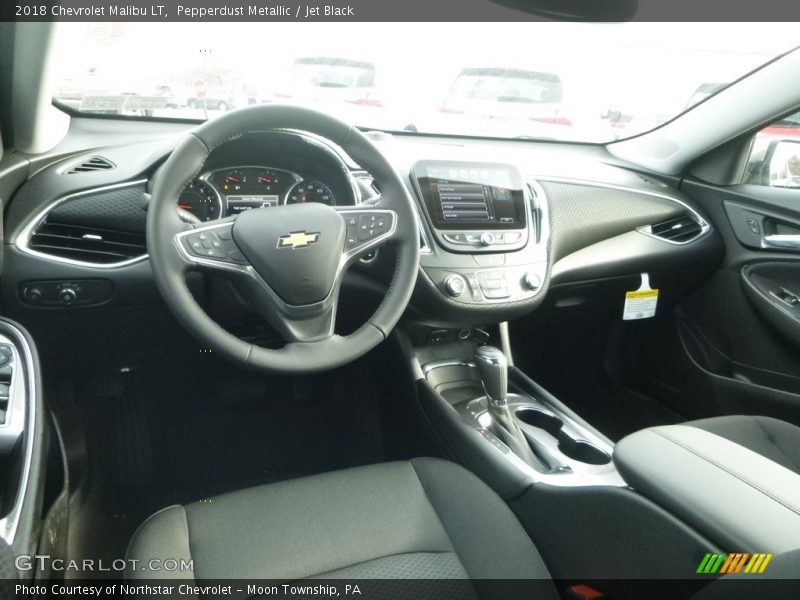 Pepperdust Metallic / Jet Black 2018 Chevrolet Malibu LT