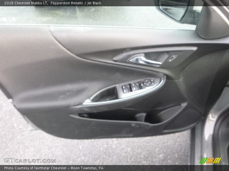 Pepperdust Metallic / Jet Black 2018 Chevrolet Malibu LT