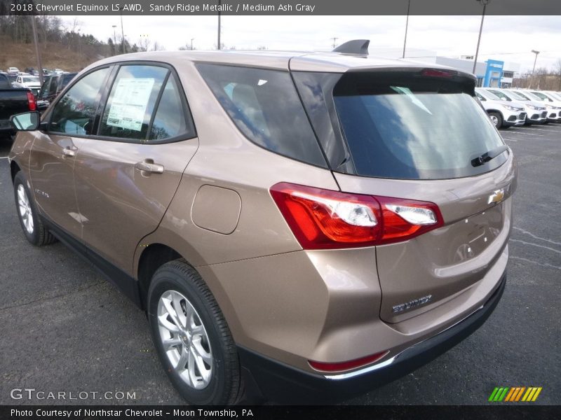 Sandy Ridge Metallic / Medium Ash Gray 2018 Chevrolet Equinox LS AWD