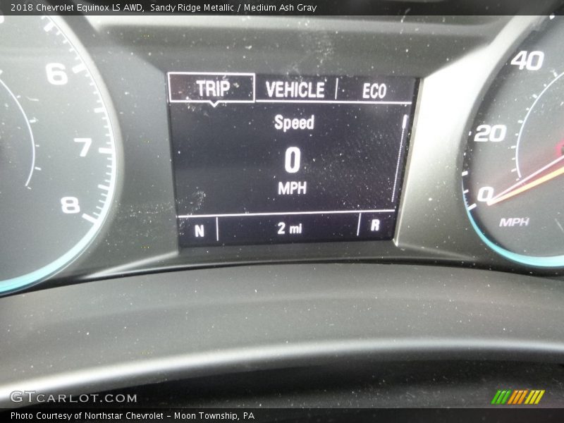 Sandy Ridge Metallic / Medium Ash Gray 2018 Chevrolet Equinox LS AWD