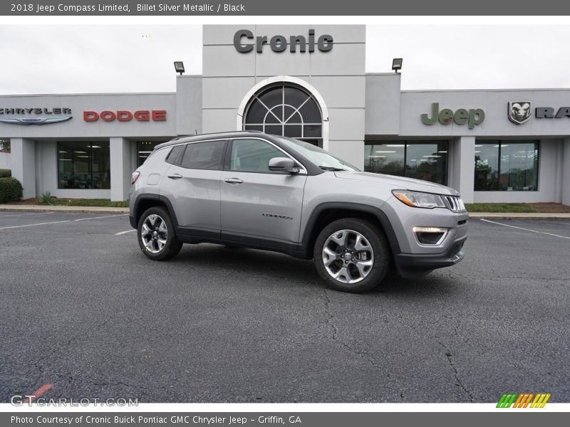 Billet Silver Metallic / Black 2018 Jeep Compass Limited
