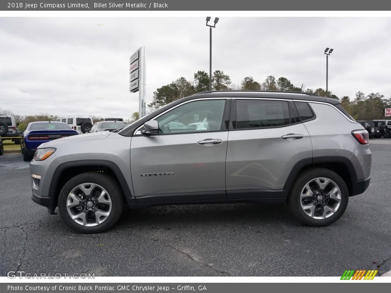 Billet Silver Metallic / Black 2018 Jeep Compass Limited