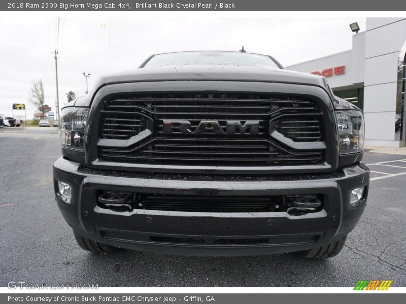 Brilliant Black Crystal Pearl / Black 2018 Ram 2500 Big Horn Mega Cab 4x4