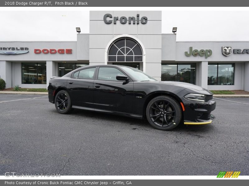 Pitch Black / Black 2018 Dodge Charger R/T