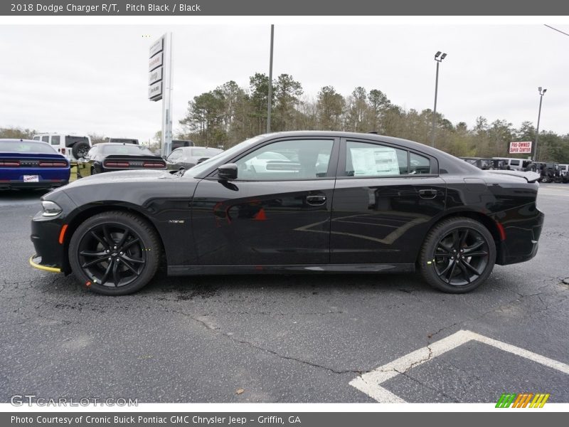 Pitch Black / Black 2018 Dodge Charger R/T