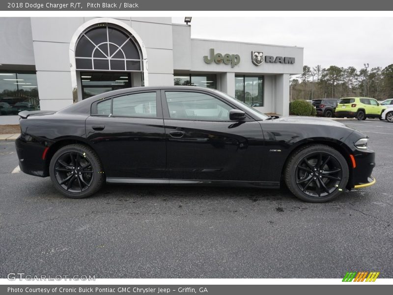 Pitch Black / Black 2018 Dodge Charger R/T