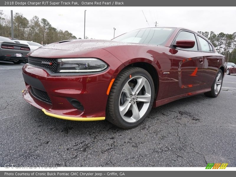 Octane Red Pearl / Black 2018 Dodge Charger R/T Super Track Pak