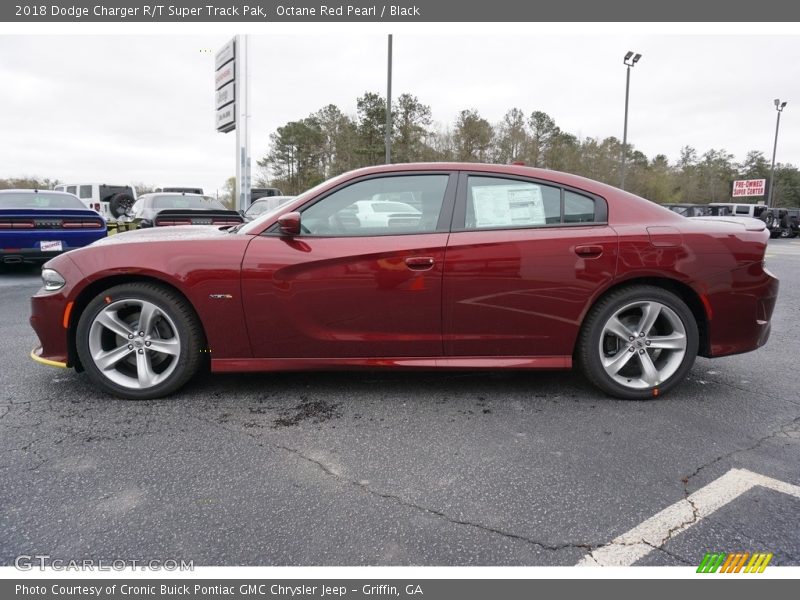 Octane Red Pearl / Black 2018 Dodge Charger R/T Super Track Pak