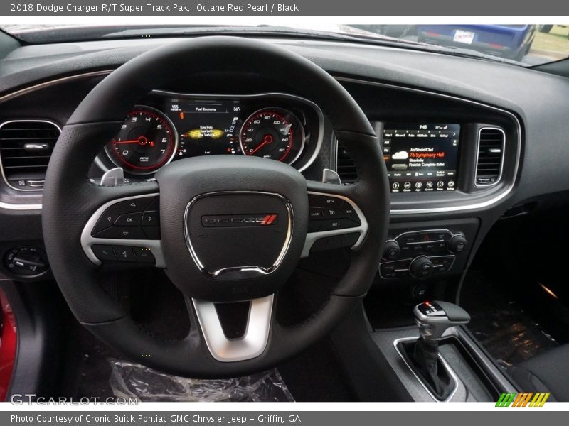 Octane Red Pearl / Black 2018 Dodge Charger R/T Super Track Pak