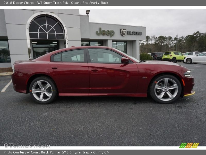 Octane Red Pearl / Black 2018 Dodge Charger R/T Super Track Pak