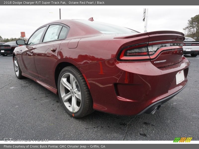 Octane Red Pearl / Black 2018 Dodge Charger R/T Super Track Pak