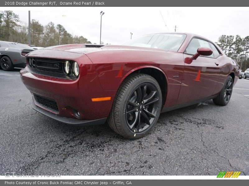 Octane Red Pearl / Black 2018 Dodge Challenger R/T