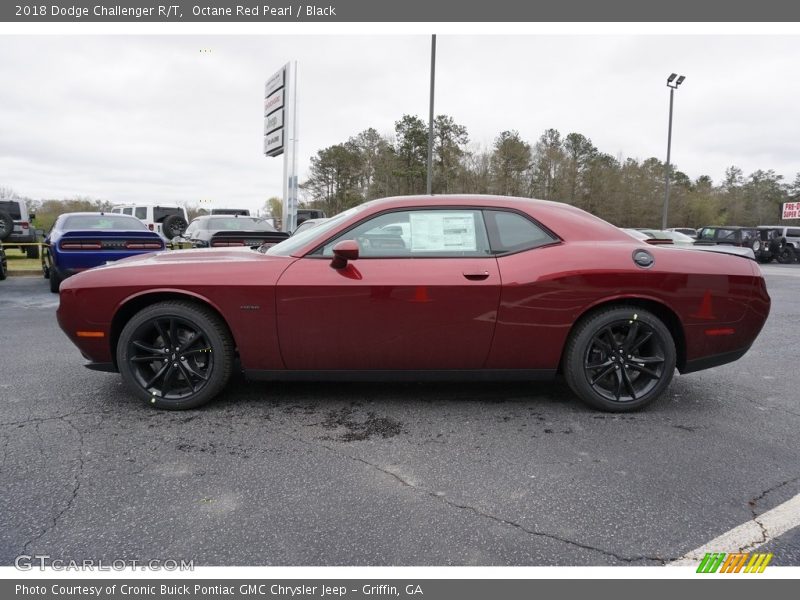Octane Red Pearl / Black 2018 Dodge Challenger R/T