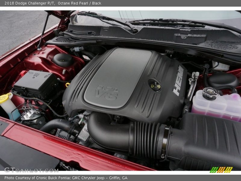 Octane Red Pearl / Black 2018 Dodge Challenger R/T