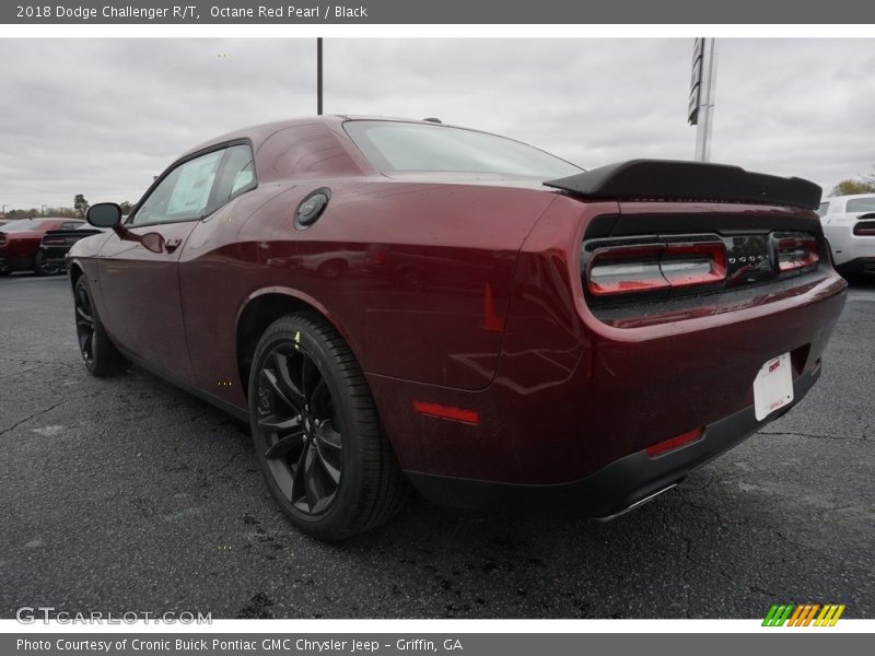 Octane Red Pearl / Black 2018 Dodge Challenger R/T