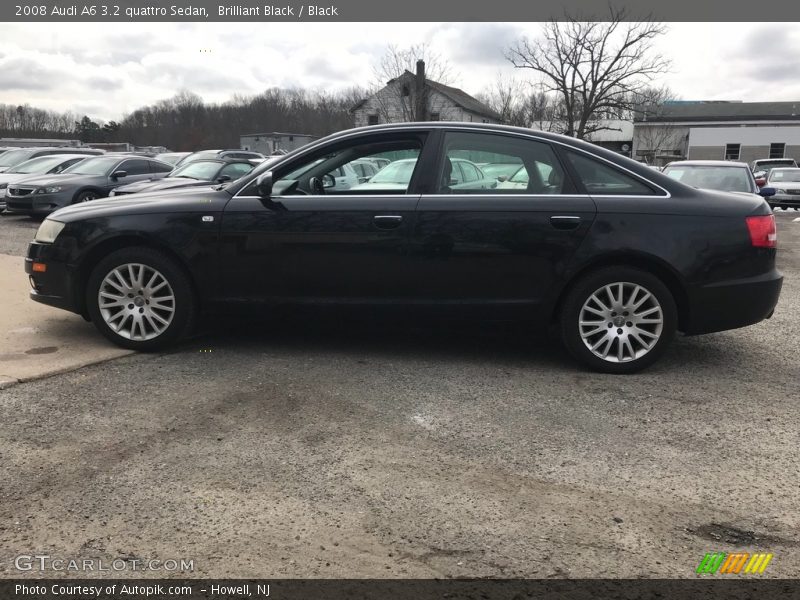 Brilliant Black / Black 2008 Audi A6 3.2 quattro Sedan