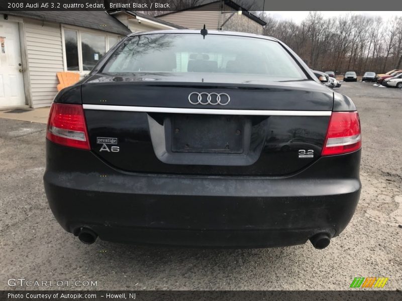 Brilliant Black / Black 2008 Audi A6 3.2 quattro Sedan