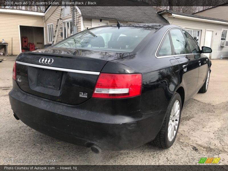 Brilliant Black / Black 2008 Audi A6 3.2 quattro Sedan