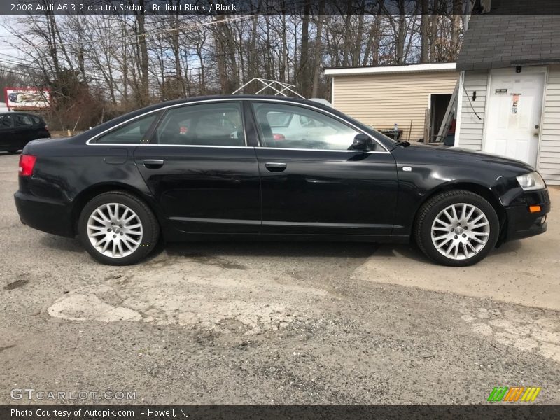 Brilliant Black / Black 2008 Audi A6 3.2 quattro Sedan