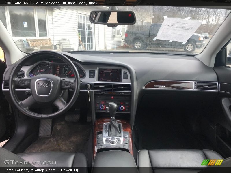 Brilliant Black / Black 2008 Audi A6 3.2 quattro Sedan