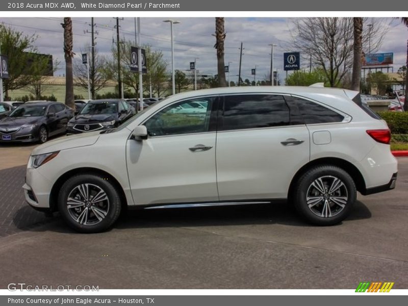 White Diamond Pearl / Parchment 2018 Acura MDX AWD