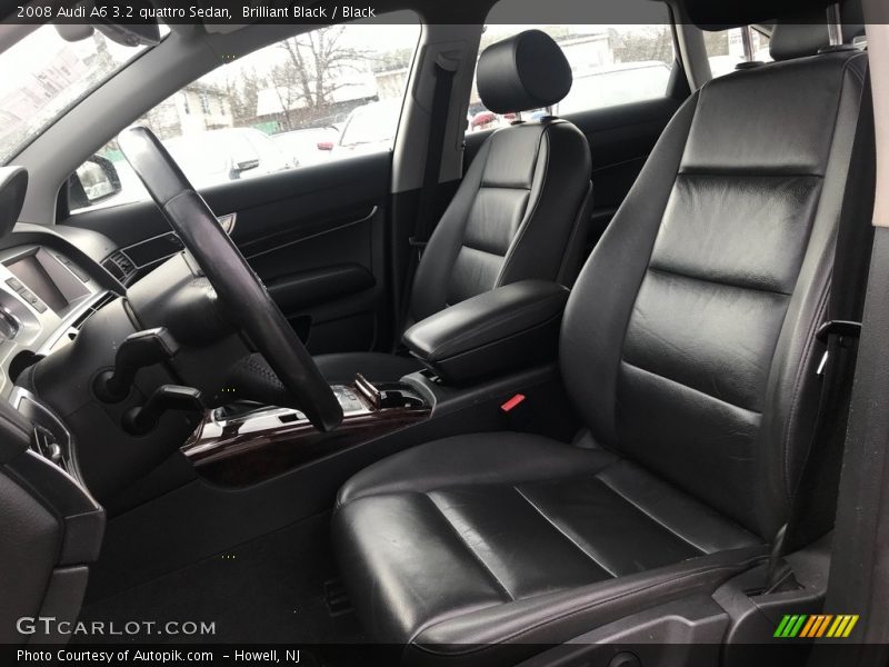 Brilliant Black / Black 2008 Audi A6 3.2 quattro Sedan