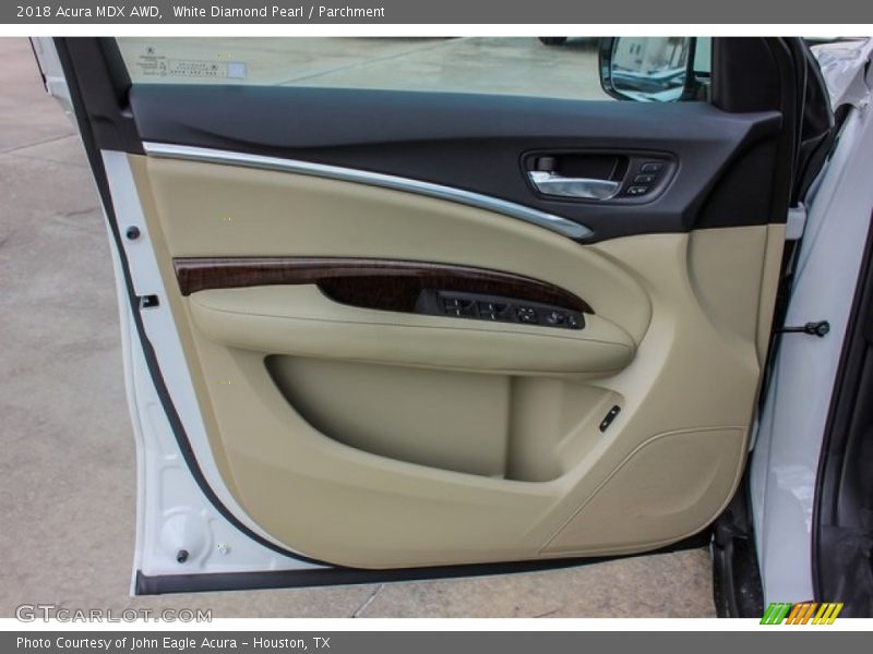 White Diamond Pearl / Parchment 2018 Acura MDX AWD