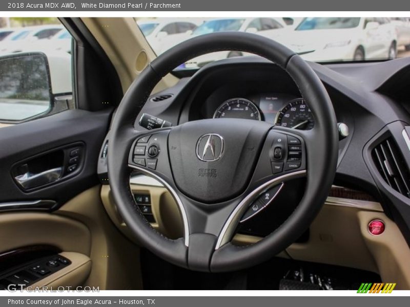 White Diamond Pearl / Parchment 2018 Acura MDX AWD