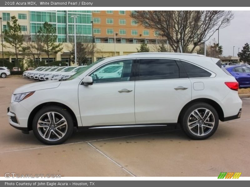 White Diamond Pearl / Ebony 2018 Acura MDX