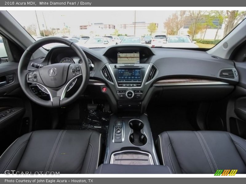 White Diamond Pearl / Ebony 2018 Acura MDX