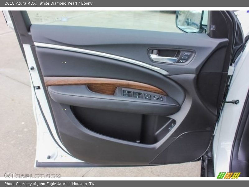White Diamond Pearl / Ebony 2018 Acura MDX