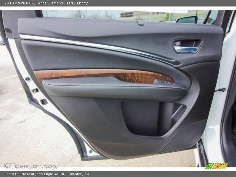 White Diamond Pearl / Ebony 2018 Acura MDX