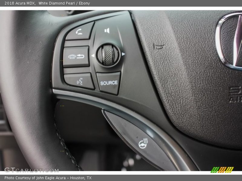 White Diamond Pearl / Ebony 2018 Acura MDX