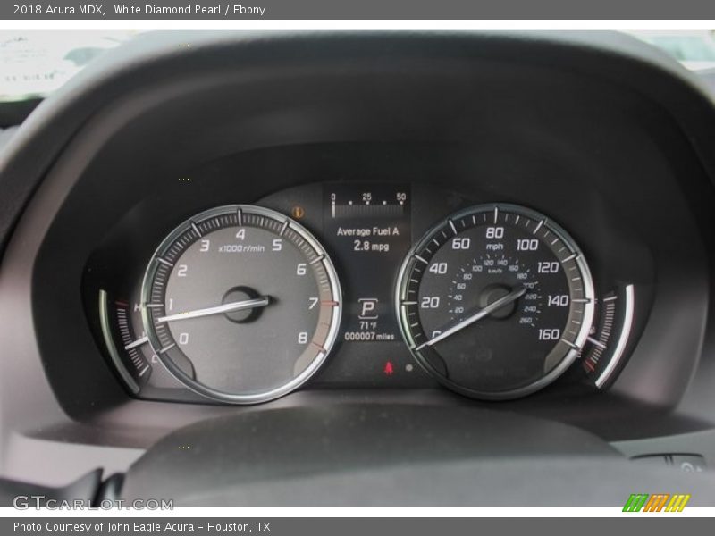 White Diamond Pearl / Ebony 2018 Acura MDX