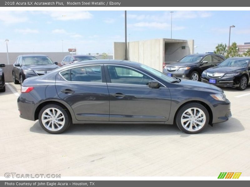 Modern Steel Metallic / Ebony 2018 Acura ILX Acurawatch Plus