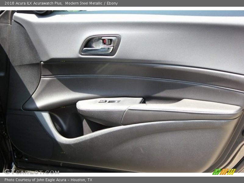 Modern Steel Metallic / Ebony 2018 Acura ILX Acurawatch Plus