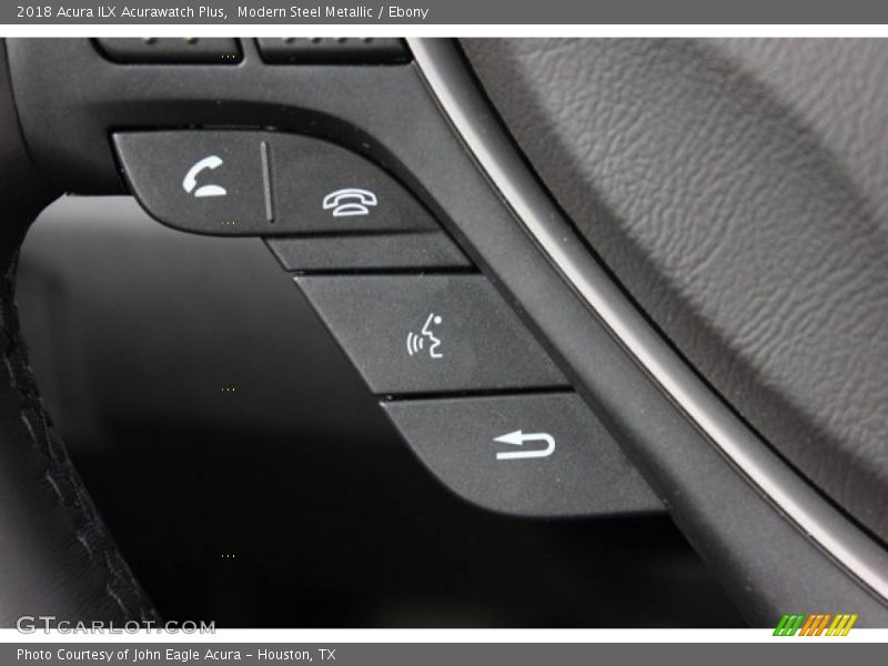 Modern Steel Metallic / Ebony 2018 Acura ILX Acurawatch Plus