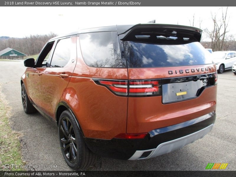 Namib Orange Metallic / Ebony/Ebony 2018 Land Rover Discovery HSE Luxury