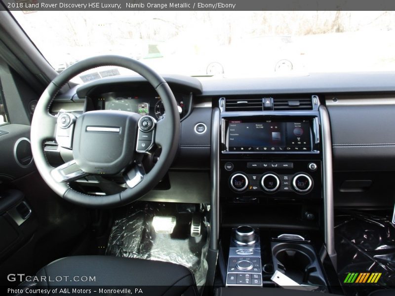 Namib Orange Metallic / Ebony/Ebony 2018 Land Rover Discovery HSE Luxury