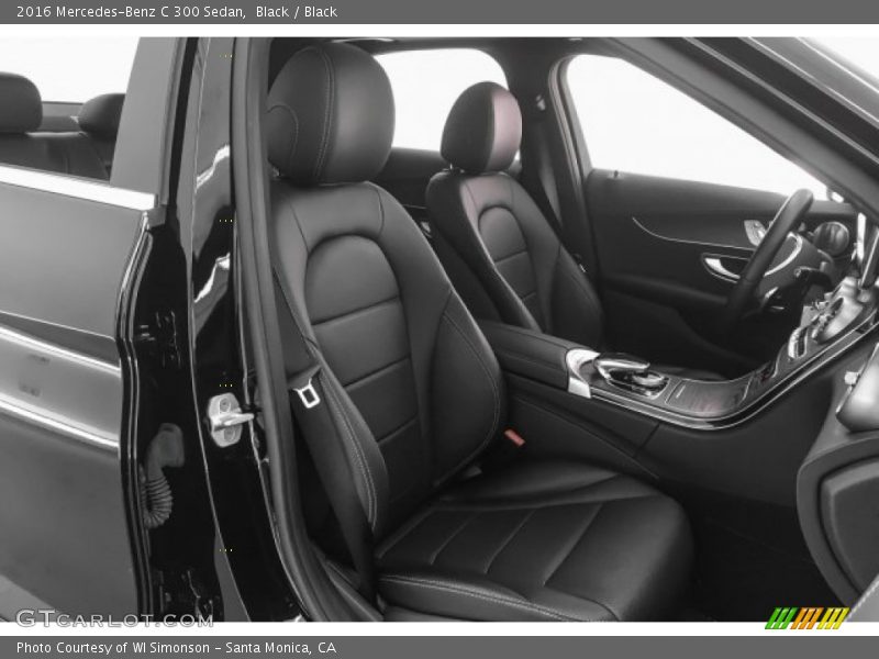 Black / Black 2016 Mercedes-Benz C 300 Sedan