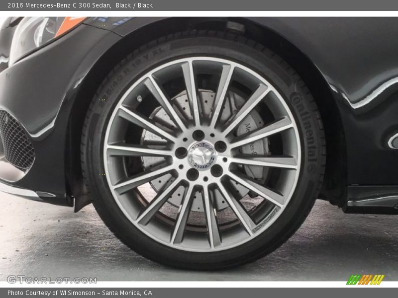 Black / Black 2016 Mercedes-Benz C 300 Sedan