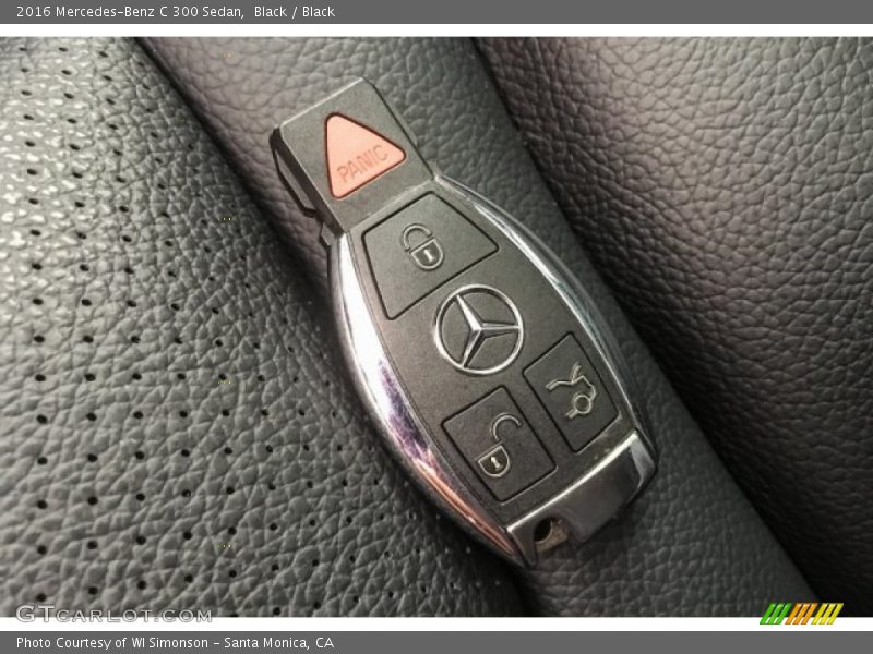 Black / Black 2016 Mercedes-Benz C 300 Sedan