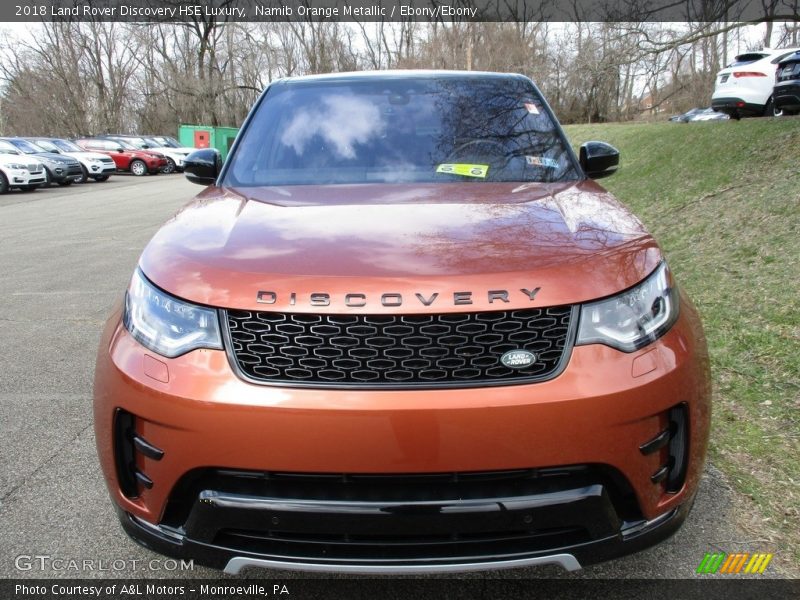 Namib Orange Metallic / Ebony/Ebony 2018 Land Rover Discovery HSE Luxury