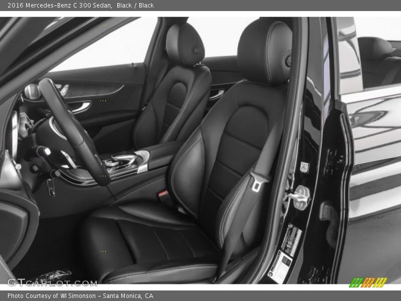 Black / Black 2016 Mercedes-Benz C 300 Sedan