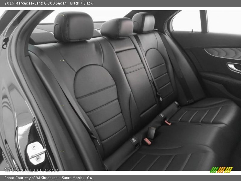 Black / Black 2016 Mercedes-Benz C 300 Sedan