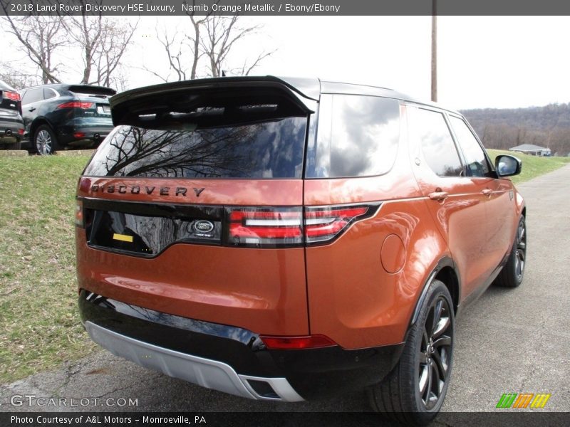 Namib Orange Metallic / Ebony/Ebony 2018 Land Rover Discovery HSE Luxury