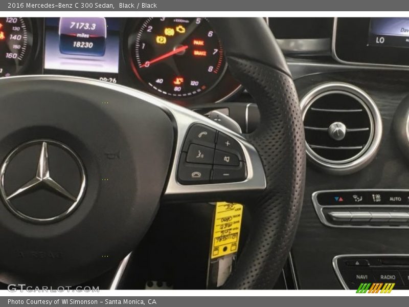 Black / Black 2016 Mercedes-Benz C 300 Sedan