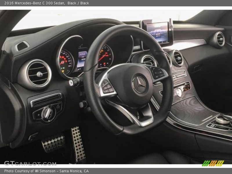 Black / Black 2016 Mercedes-Benz C 300 Sedan