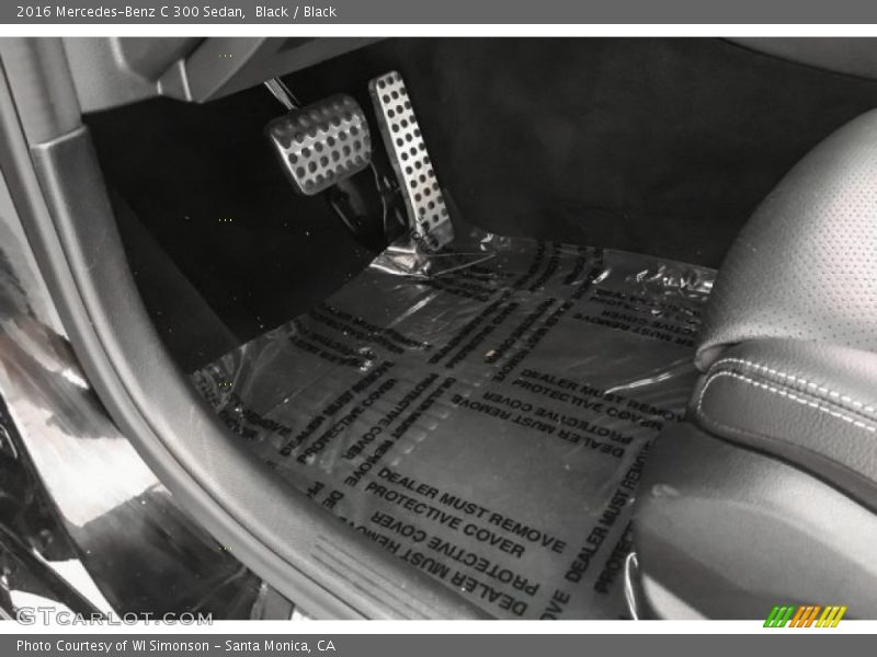 Black / Black 2016 Mercedes-Benz C 300 Sedan